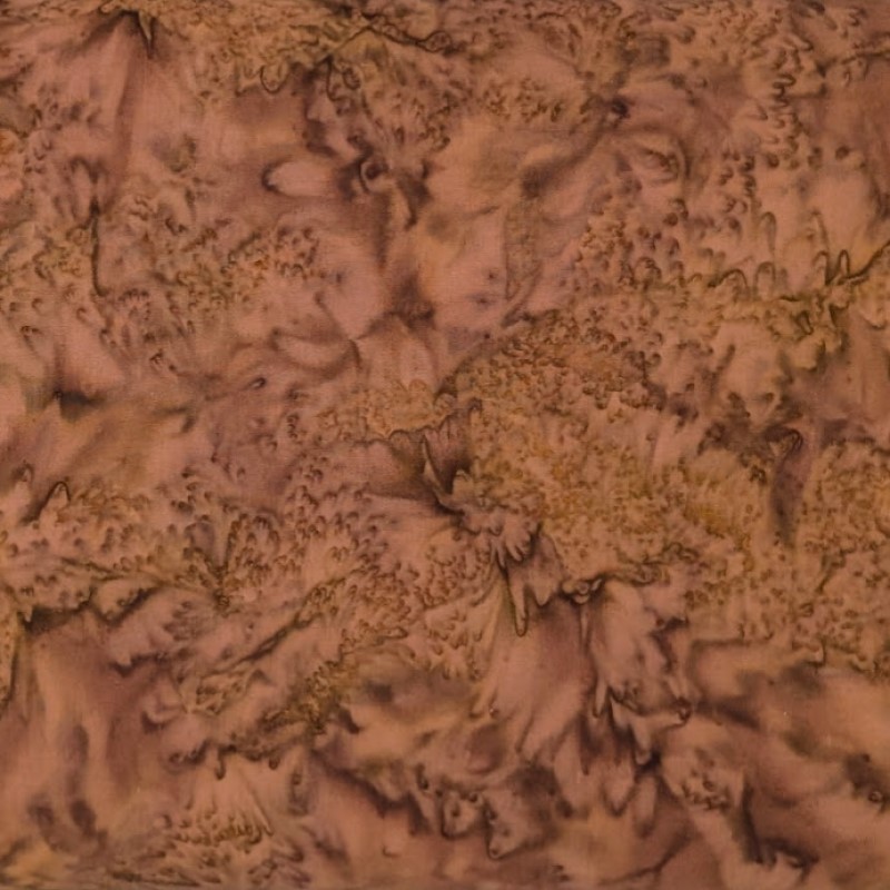 Batik Textiles - 5341B - Tawny Brown - Moose Junction - Watercolor Batik Fabric