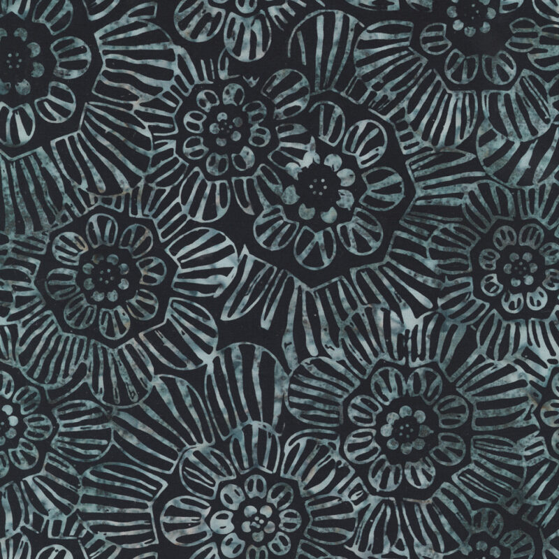 Anthology - 895Q-15 Midnight - Etch - Batik Fabric