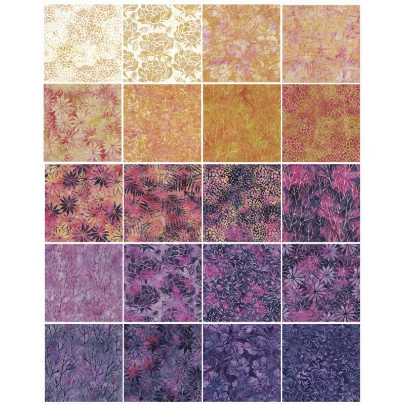 Island Batik - IB 2.5" Strip Pack SP - Botanical Dreams