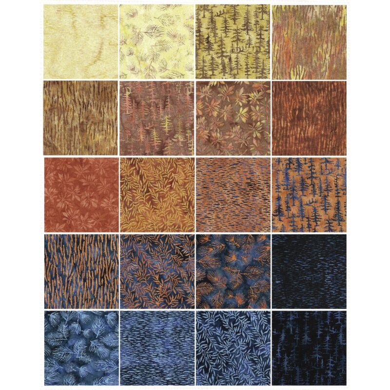 Island Batik - IB 2.5" Strip Pack SP - Fall Flair