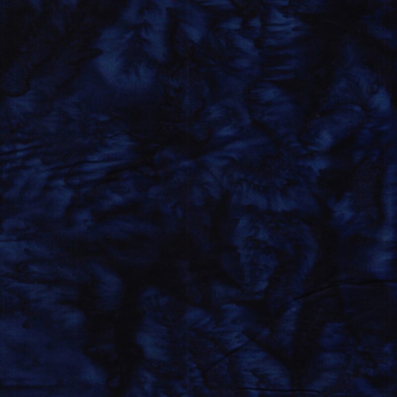 Anthology - 100Q-1564 Dark Navy - Lava Solids - Batik Watercolor Fabric - Image 3