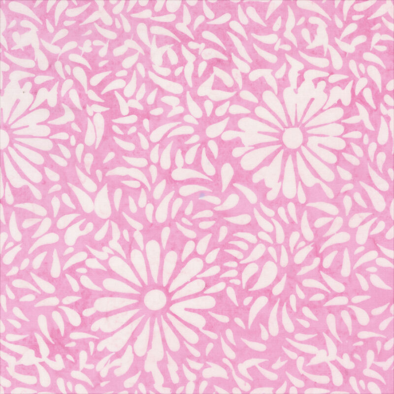 Anthology - 3636Q-X Pink Lemonade Daisy Petals - Lollypop by JdJ - Batik Fabric