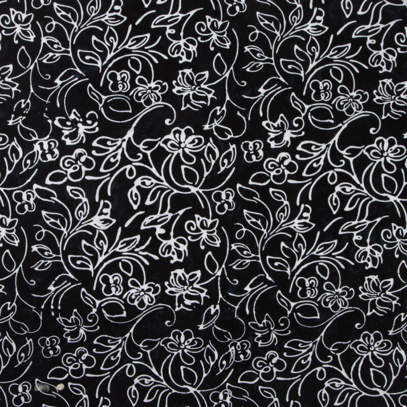 Riley Blake - BT23042-169 Licorice Candy - Achromatic Dance - Batik Fabric