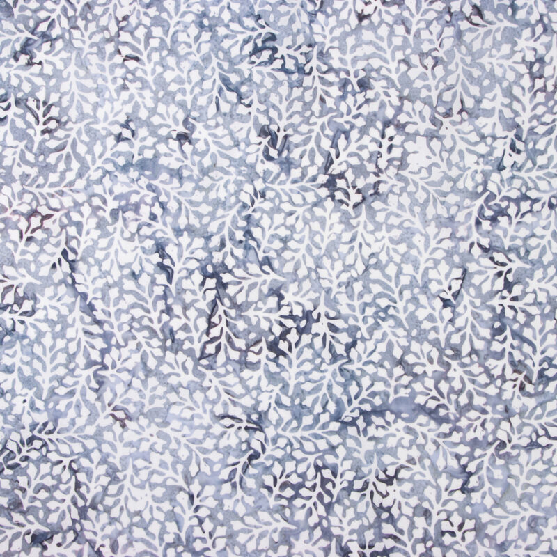 Riley Blake - BT23043-154 Silver - Achromatic Dance - Batik Fabric