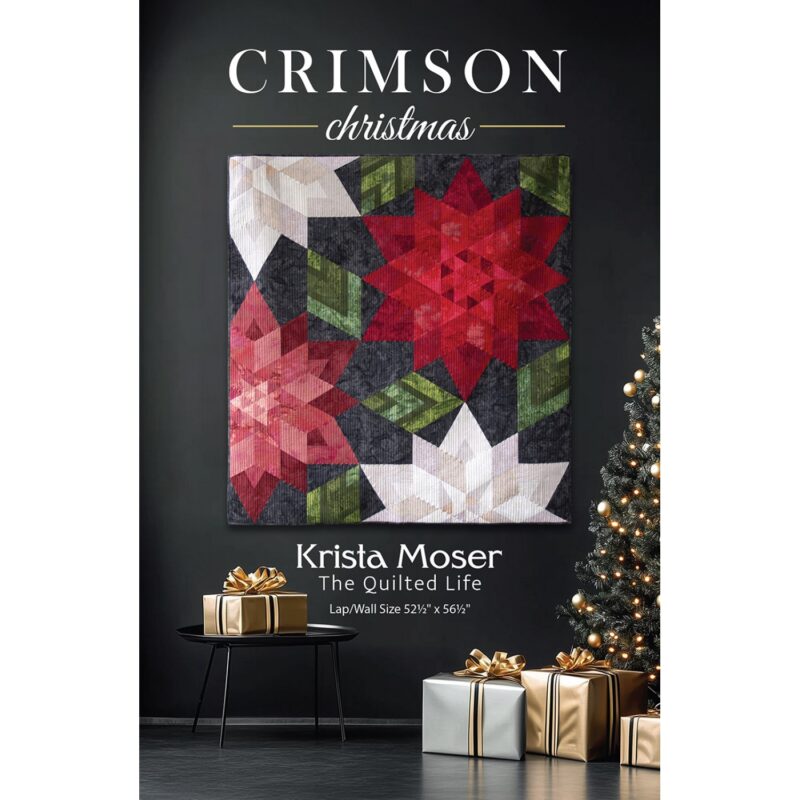 Crimson Christmas Quilt Pattern - The Quilted Life - Krista Moser