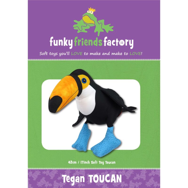 Tegan Toucan - Sewing Pattern - Funky Friends Factory - Pauline McArthur