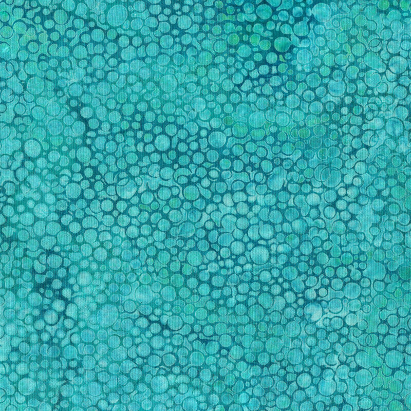 Island Batik - IB 122335940 - Teal Surf Pebbles - Oasis
