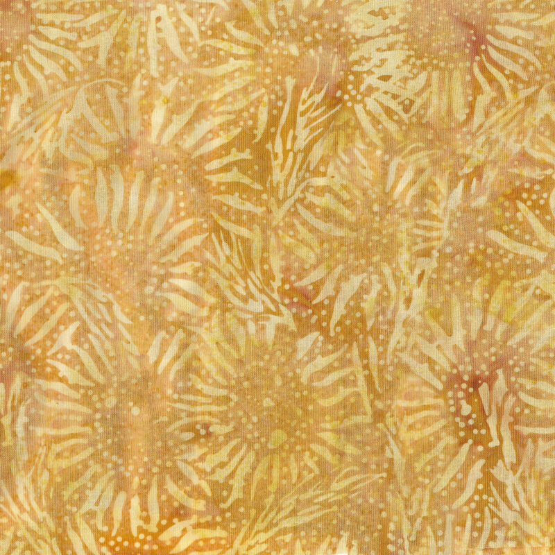 Island Batik - IB 122383051 - Brown Ecru Sunflower - Oasis