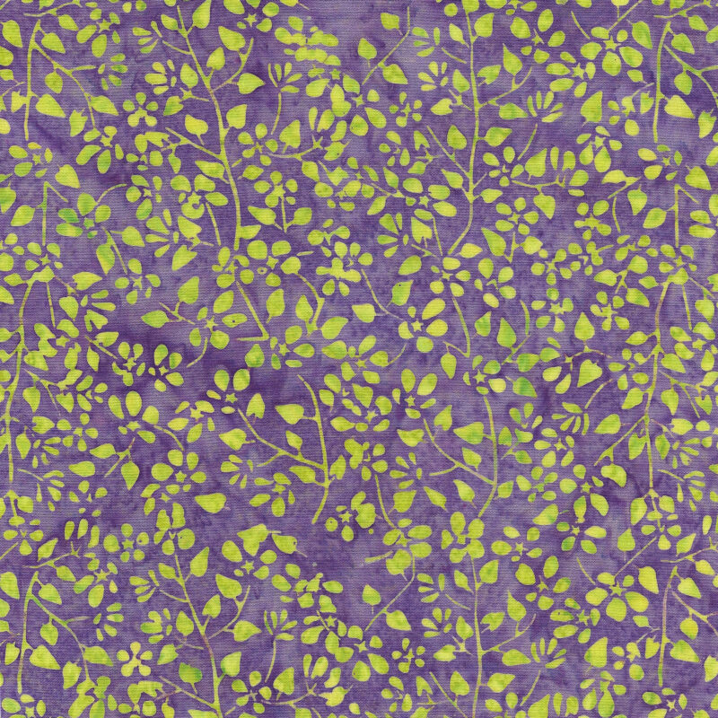 Island Batik - IB 122429410 - Purple Foxglove Small Floral - Petal Poetry