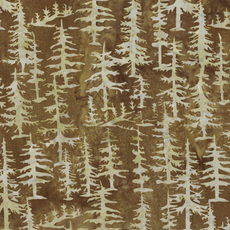 Island Batik - IB 122443083 - Brown Java Trees - Whispering Woods