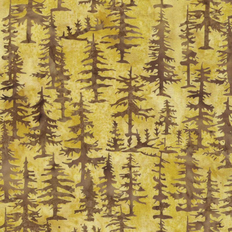 Island Batik - IB 122443262 - Gold Straw Trees - Fall Flair
