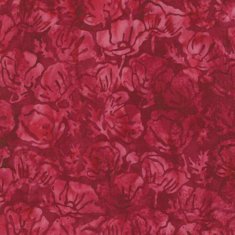 Island Batik - IB 122456380 - Red Redwood Poppies Floral - Jubilee