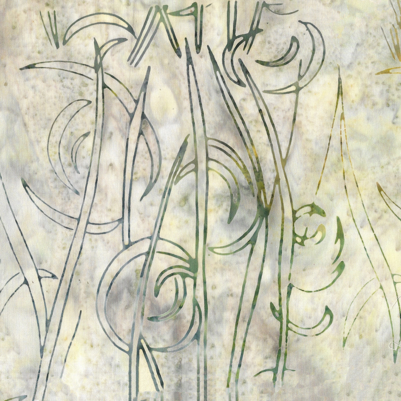 Island Batik - IB 322402038 - Neutral Alabaster Reeds Water - Earthly Stories