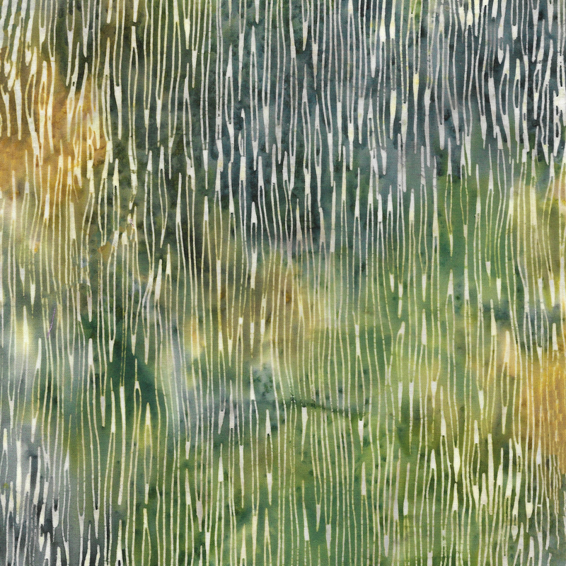 Island Batik - IB 322405811 - Multi Green Grey Gold Woodgrain - Earthly Stories