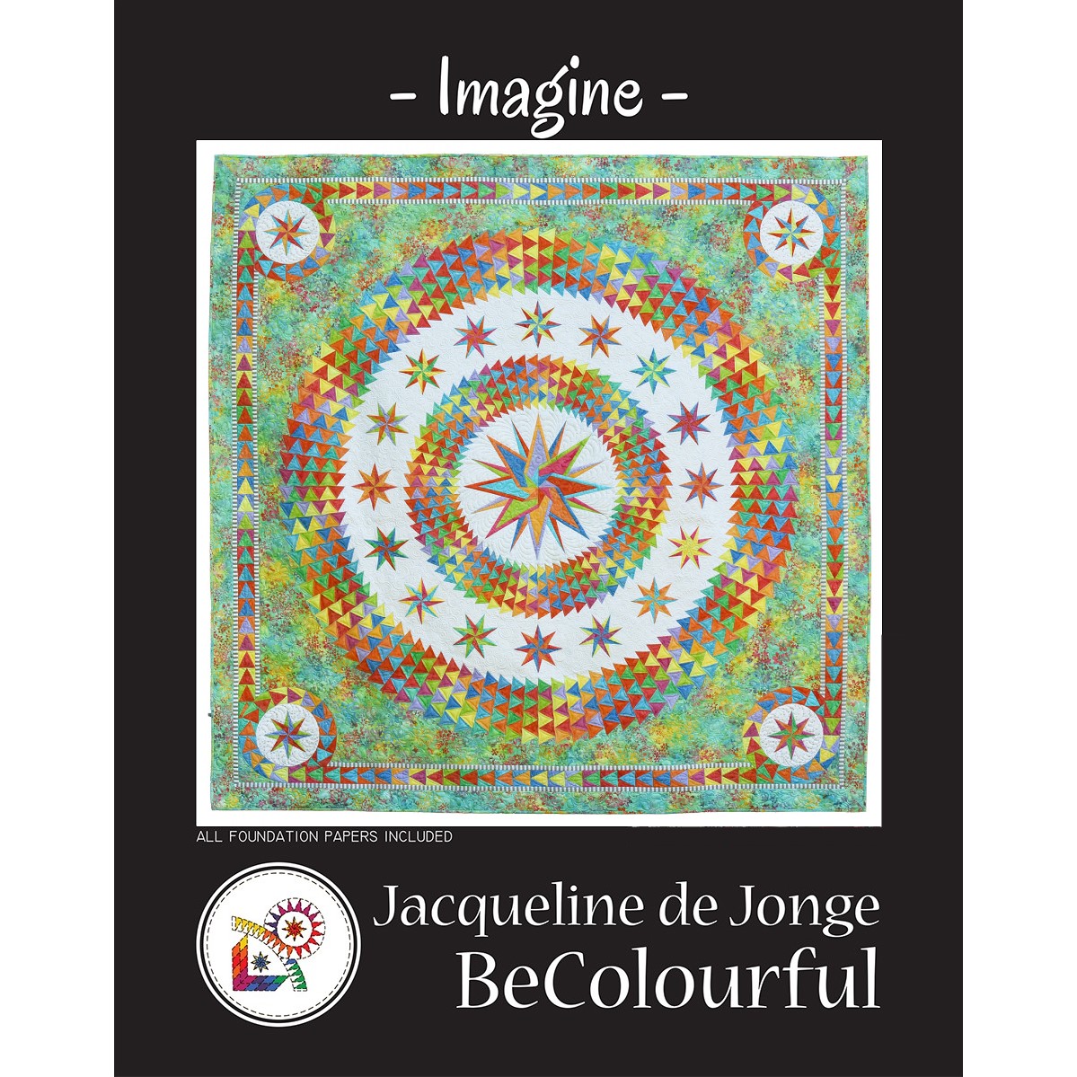 Imagine BLUSH – Foundation Quilt Kit – Be Colourful – Jacqueline de ...