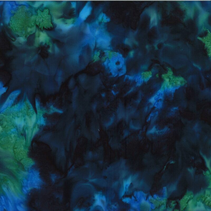 Hoffman California - 1384-682 Deep Blue - Smoothie Watercolor Batik Fabric