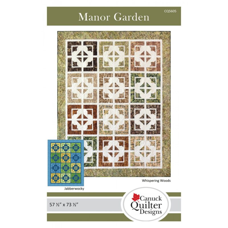 Manor Garden Quilt Pattern - Canuck Quilter Designs
