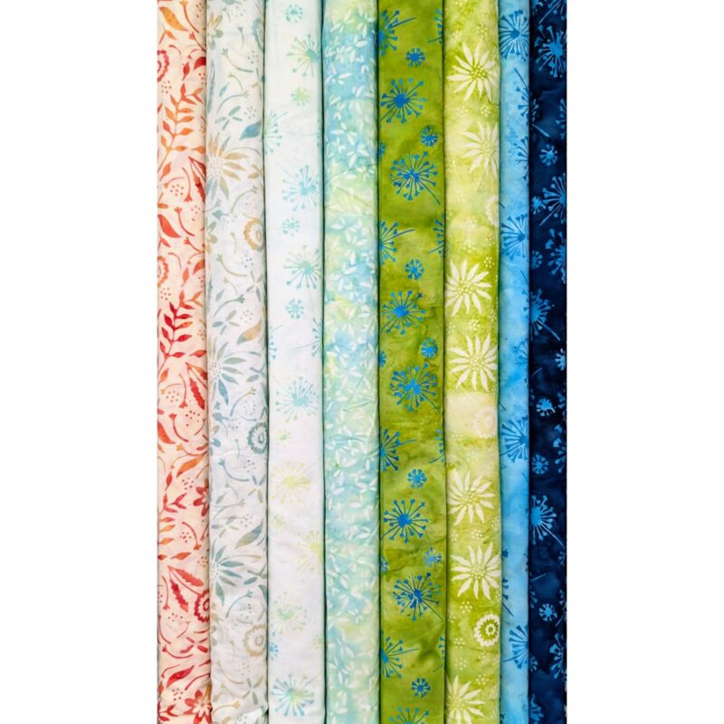 Island Batik - IB 422405003 - Neutral Cream Flutter Flowers - Just Dandy - Image 2
