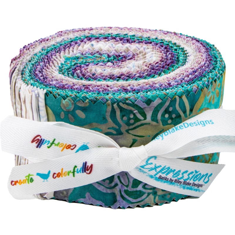 Riley Blake - Frozen Grapes - 2.5" Rolie Polie
