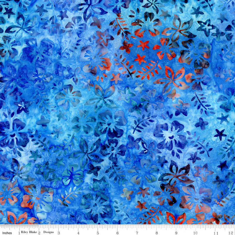 Riley Blake - BT23153-293 Blueprint Matte - Toes in the Sand - Batik Fabric - Image 2