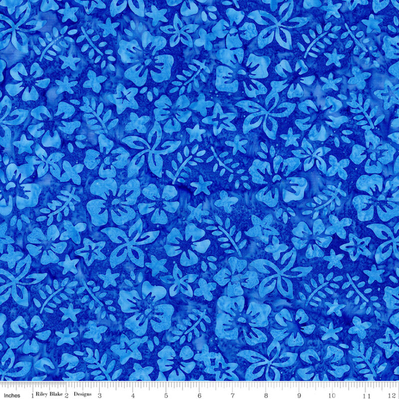 Riley Blake - BT23153-294 Ocean Blue - Toes in the Sand - Batik Fabric - Image 2