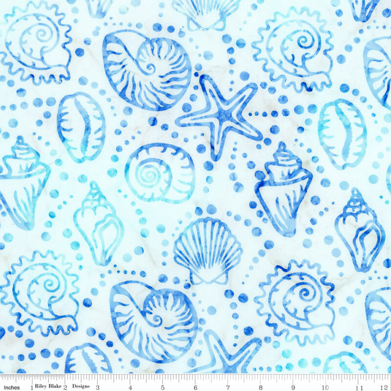 Riley Blake - BT23155-290 Wisp - Toes in the Sand - Batik Fabric - Image 2