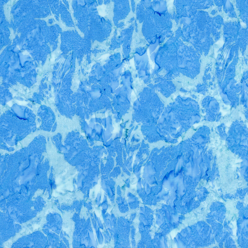 Riley Blake - BT23158-291 Baby Blue - Toes in the Sand - Batik Fabric