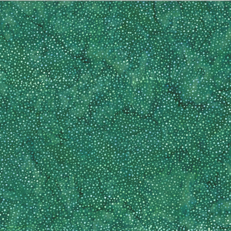 Hoffman California - 885-710 Shamrock - Bali Dots Batik Fabric