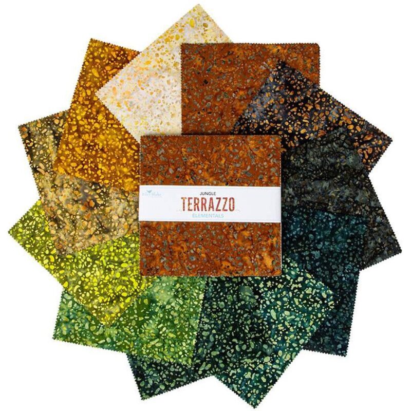 Riley Blake - Terrazzo Jungle - 10" Fabric Stacker - Image 2