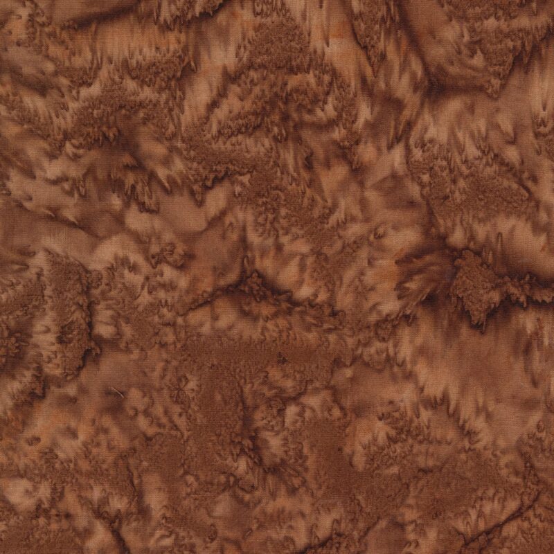 Anthology - 100Q-2056 Brown - Lava Solids - Batik Watercolor Fabric