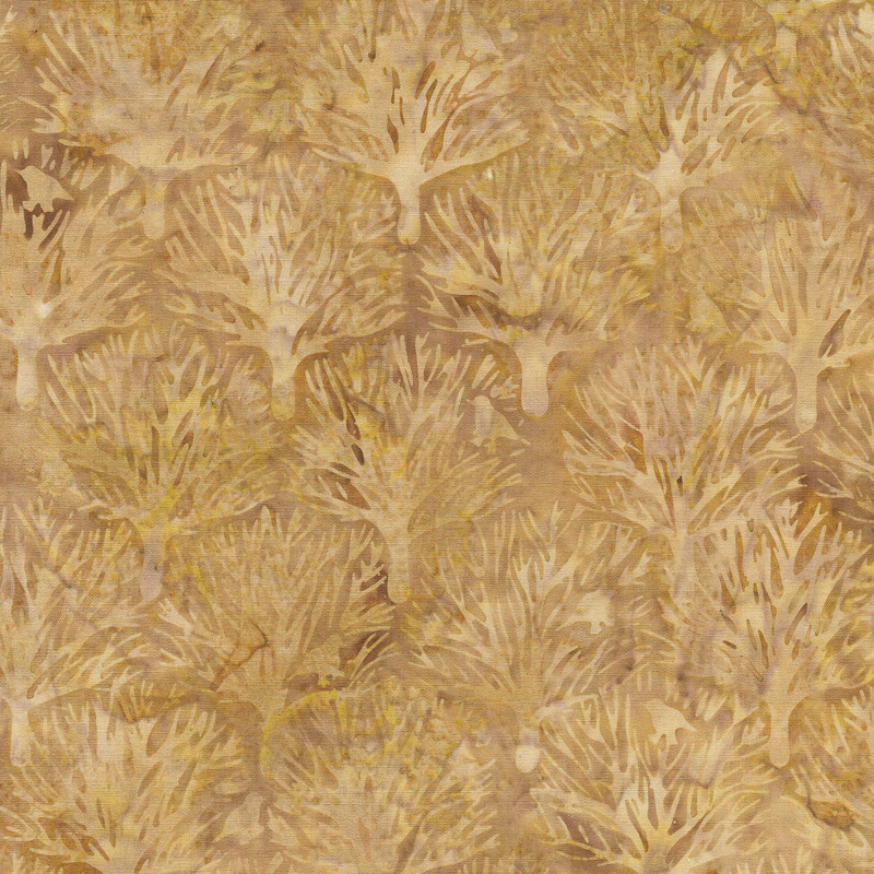 Island Batik - IB 122416051 - Brown Ecru Tree Raven - Rustic Riches