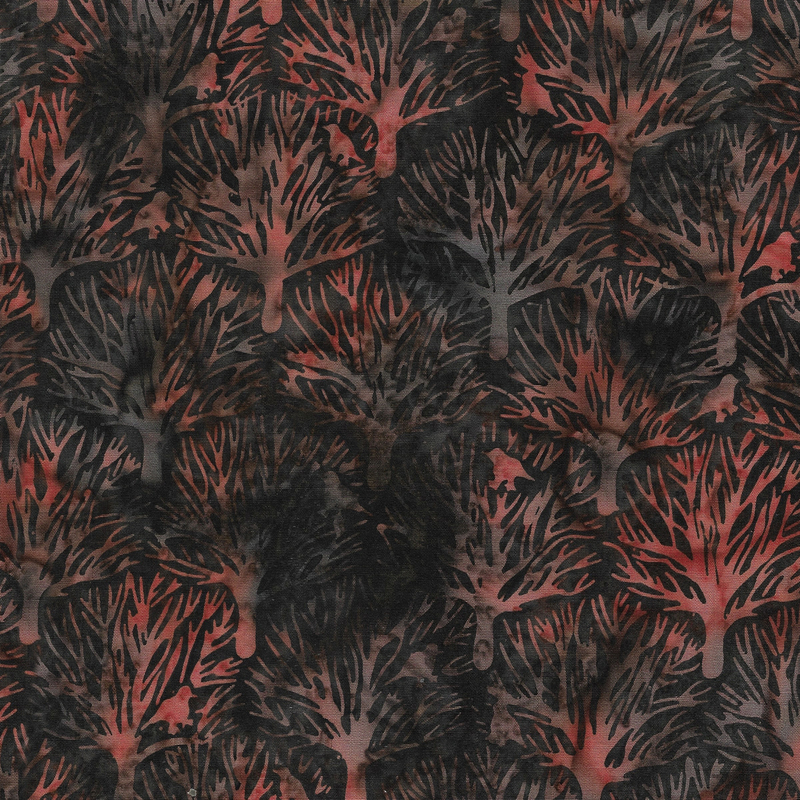Island Batik - IB 122416098 - Brown Chestnut Tree Raven - Rustic Riches