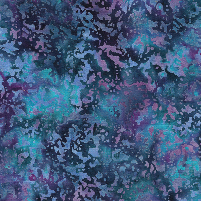 Island Batik - IB 122436877 - Multi Turquoise Purple Grunge Texture - Essence