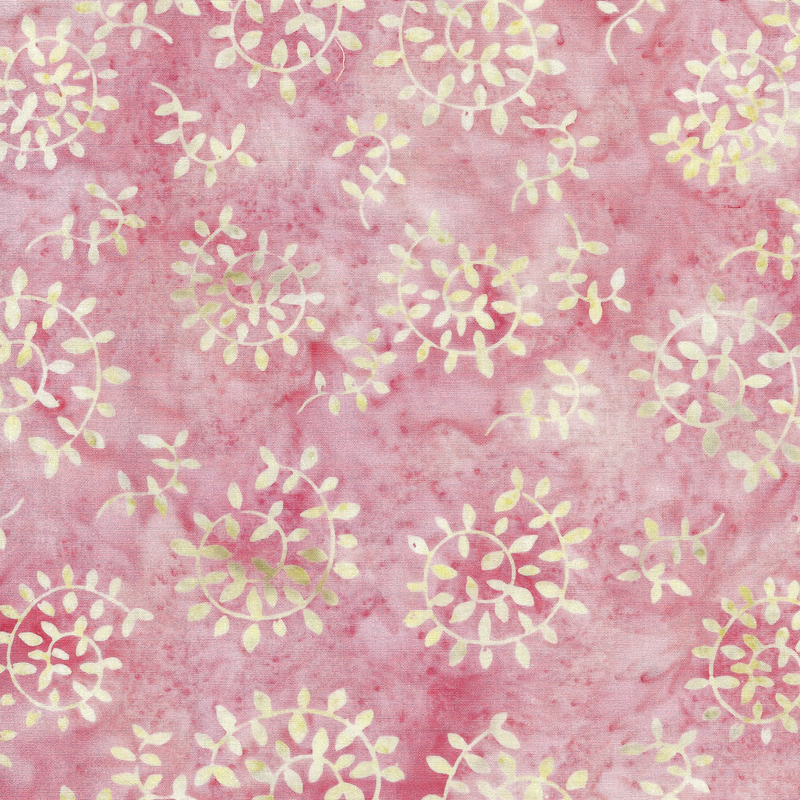 Island Batik - IB 922403105 - Pink Carnation Seaweed - Splish Splash