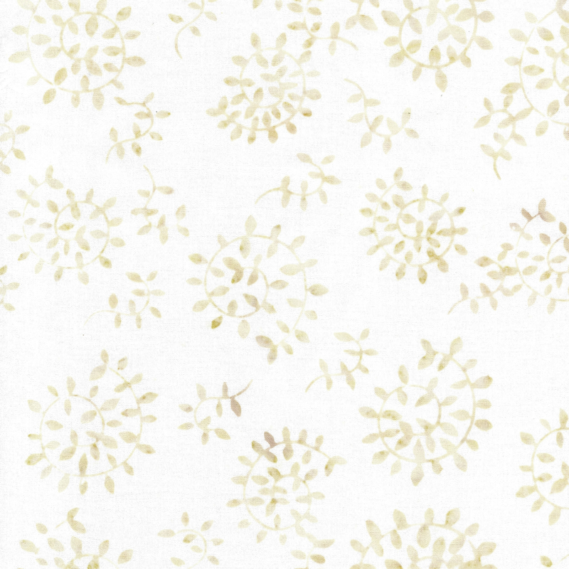 Island Batik - IB 922403700 - White Seaweed - Splish Splash