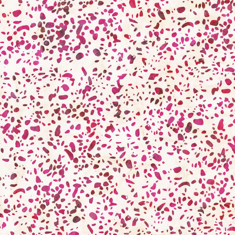 Riley Blake - BT21800-125 Cranberry Chip - Terrazzo - Batik Fabric