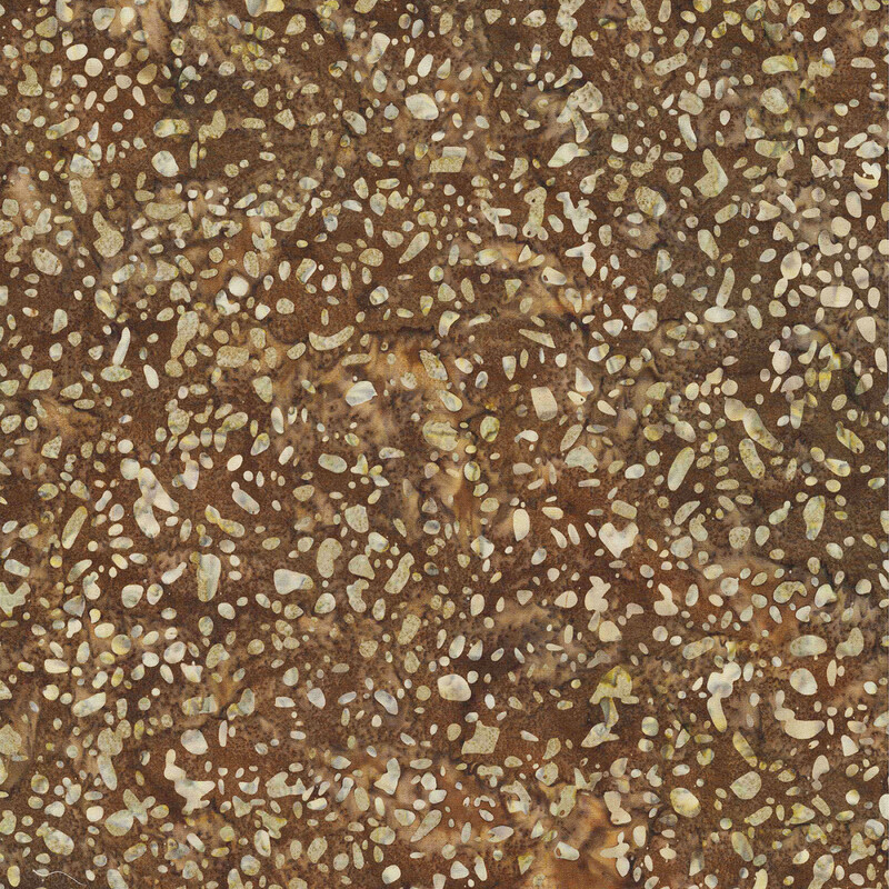 Riley Blake - BT21800-135 Burnt Sugar - Terrazzo - Batik Fabric