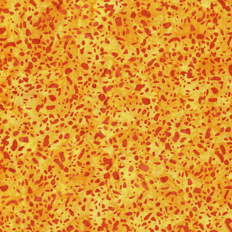 Riley Blake - BT21800-252 Canary - Terrazzo - Batik Fabric