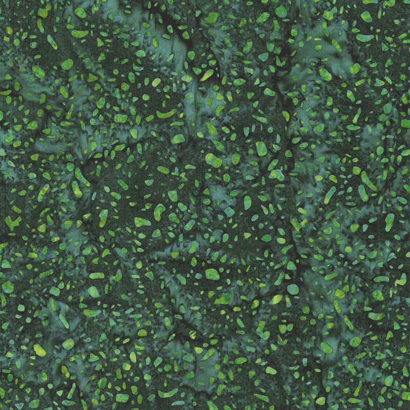 Riley Blake - BT21800-319 Forest Green - Terrazzo - Batik Fabric