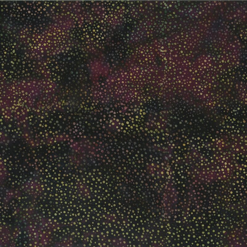 Hoffman California - 885-390 Zinfandel - Bali Dots Batik Fabric
