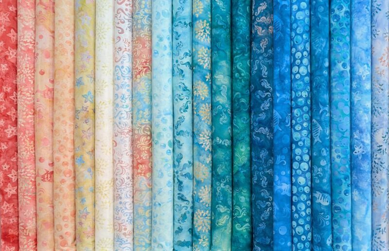 Island Batik - IB 922402900 - Teal Icicle Packed Bubbles - Splish Splash - Image 2