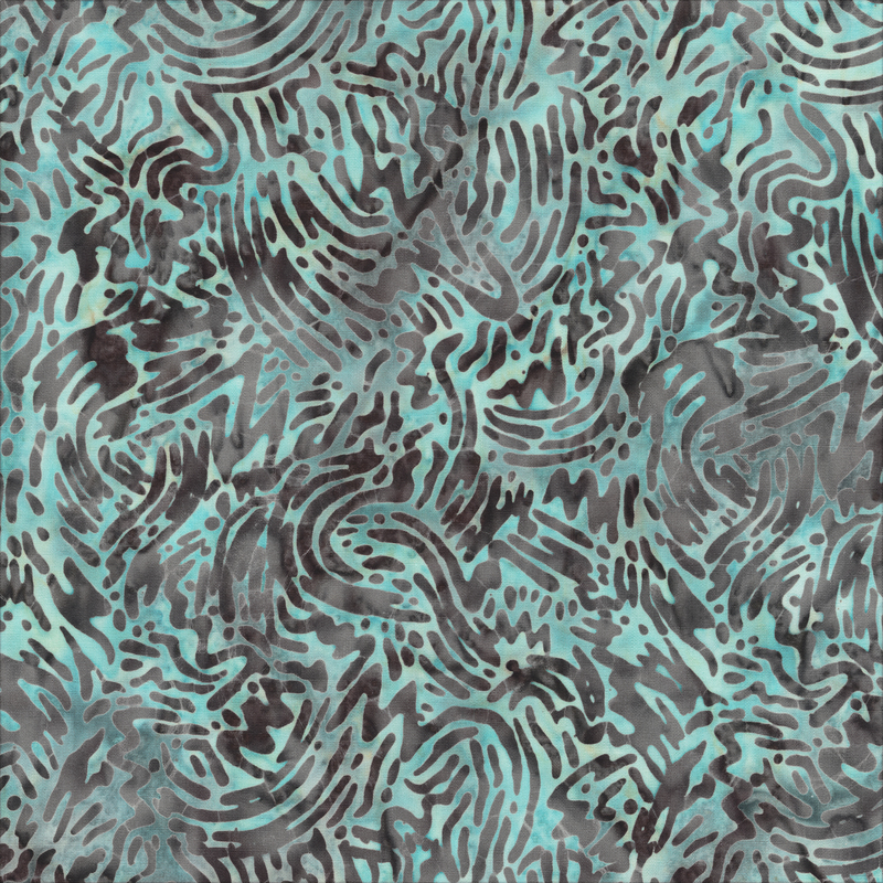 Anthology - 2858Q-X Mist Doodle - Dapper - Batik Fabric