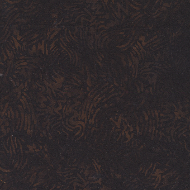 Anthology - 2863Q-X Chocolate Doodle - Dapper - Batik Fabric