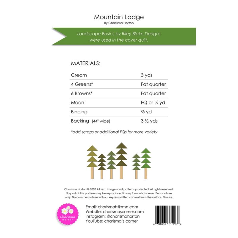 Mountain Lodge Quilt Pattern - Charisma Horton - Image 2