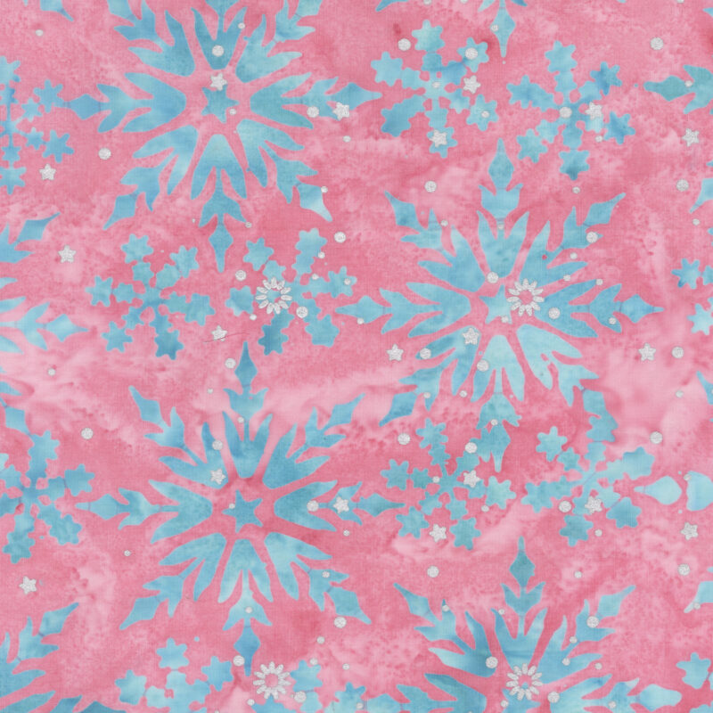 Anthology - 3906QM-X Pink Star of Bethlehem - Wonderful Feeling - JDJ Batik Fabric