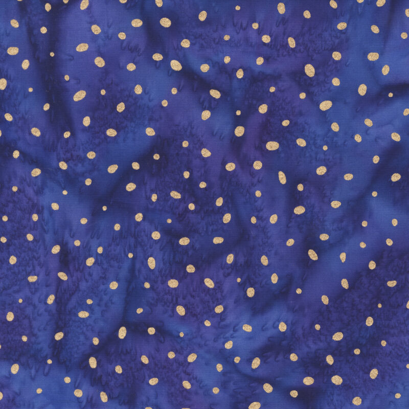 Anthology - 3931QM-X Ultraviolet Twinkle - Sparkly Christmas - JDJ Batik Fabric