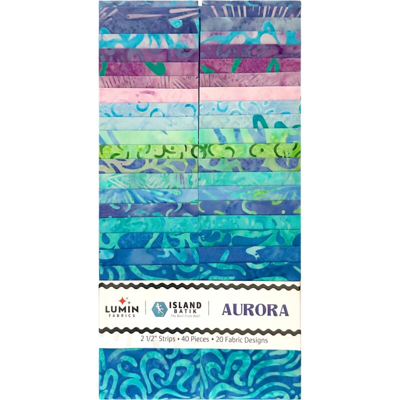 Island Batik - IB 2.5" Strip Pack SP - Aurora