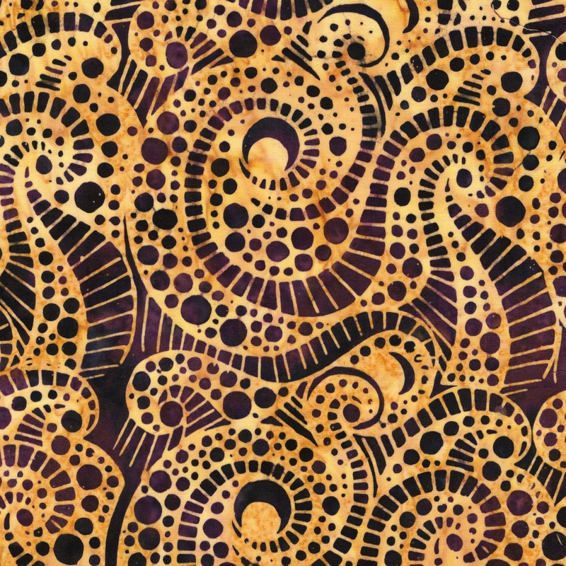 Island Batik – IB 112523805 – Multi Orange Brown Citrine Moonstone